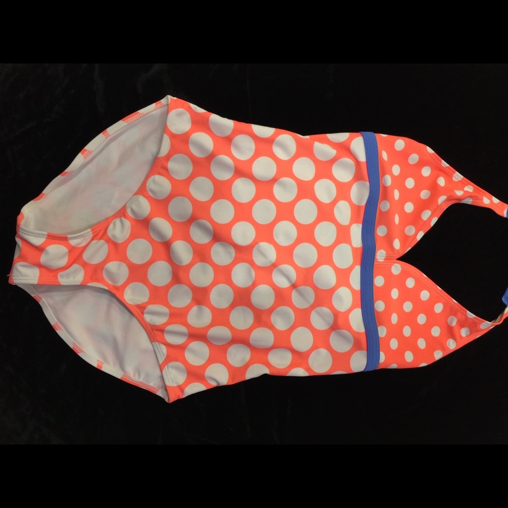 polka dot bathing suit